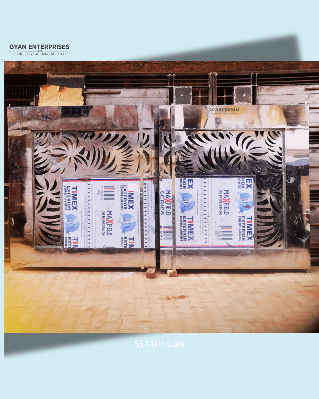 Stainless Steel Main Entrance Gate